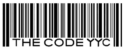 The code yyc barcode